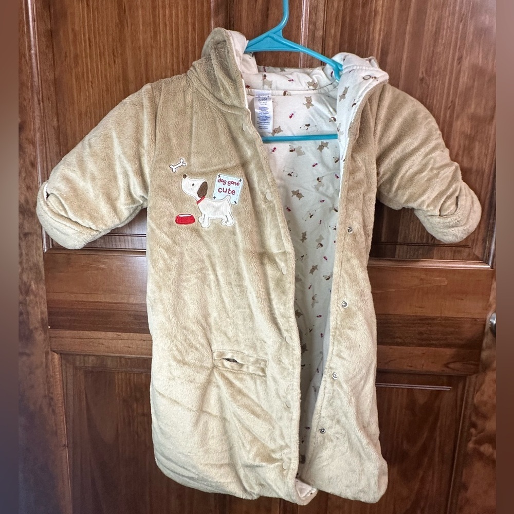 Child of Mine Carters size 6-9 months infant snow sac body suit